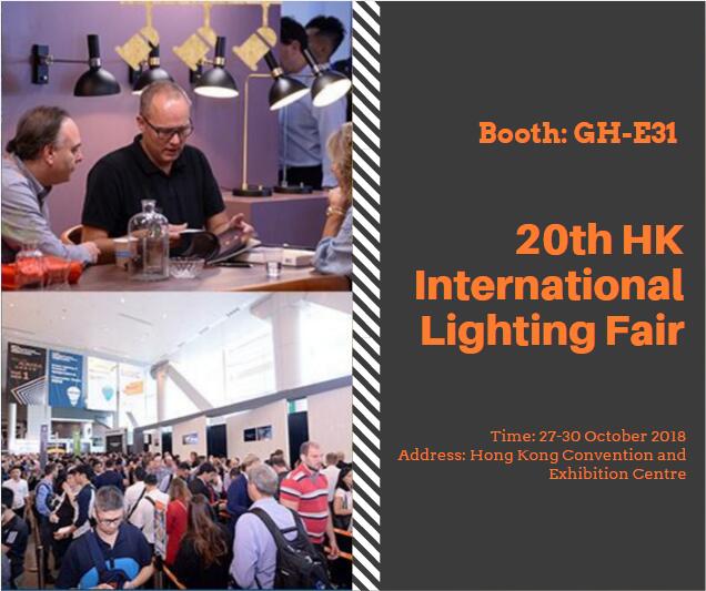 Hi-zealed got a booth on 2018 HK Lighting Fair