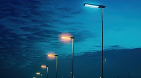 LED Street Light with a 240W LED Driver